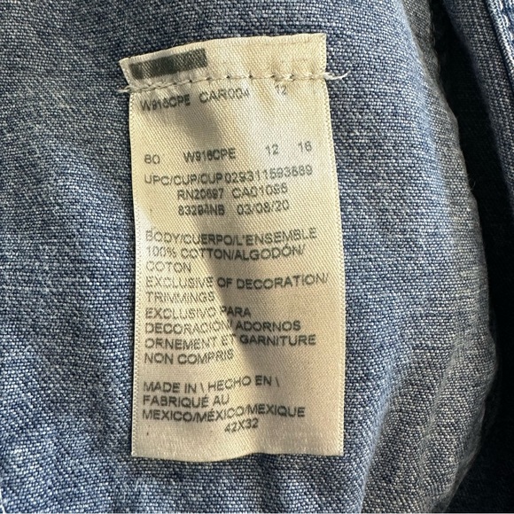 Dickies Blue Denim Carpenter Bib Overalls 42 x 32 - Picture 16 of 16